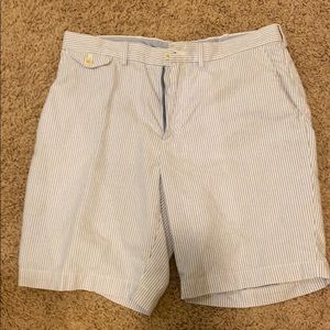 Polo Golf Shorts blue pin stripe size 34